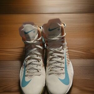 Size 14 Nike Hyperdunk+ 2012 Sport Pack PE 524948-101 Calypso Peach Green